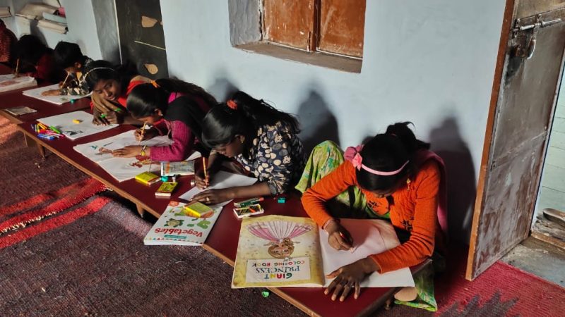 Pre-School for Sahariya Tribal Children in Sankalp Society Mamoni 5